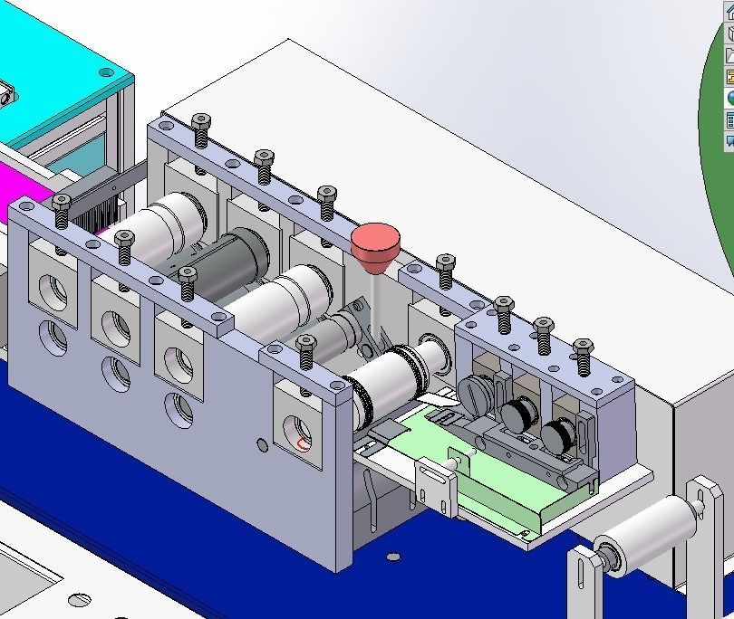 Flat mask one drag two external ear strap machine 3D model_6