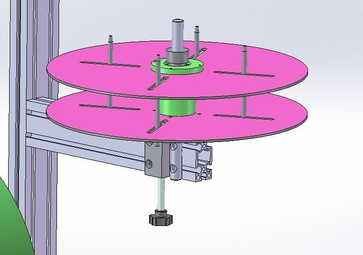 Flat mask one drag two external ear strap machine 3D model_12