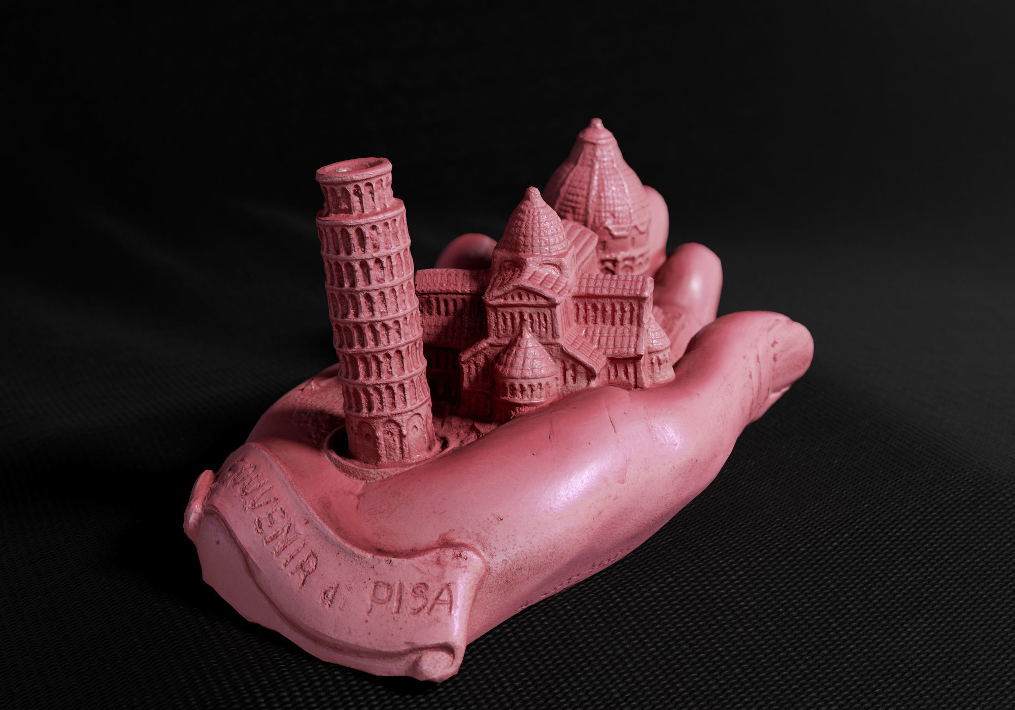 Decoration - Kitsch Di Pisa  Statue 01 - Low-poly 3D model_17