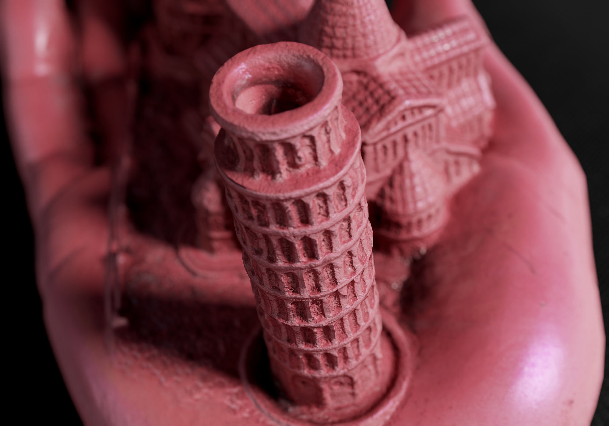 Decoration - Kitsch Di Pisa  Statue 01 - Low-poly 3D model_20