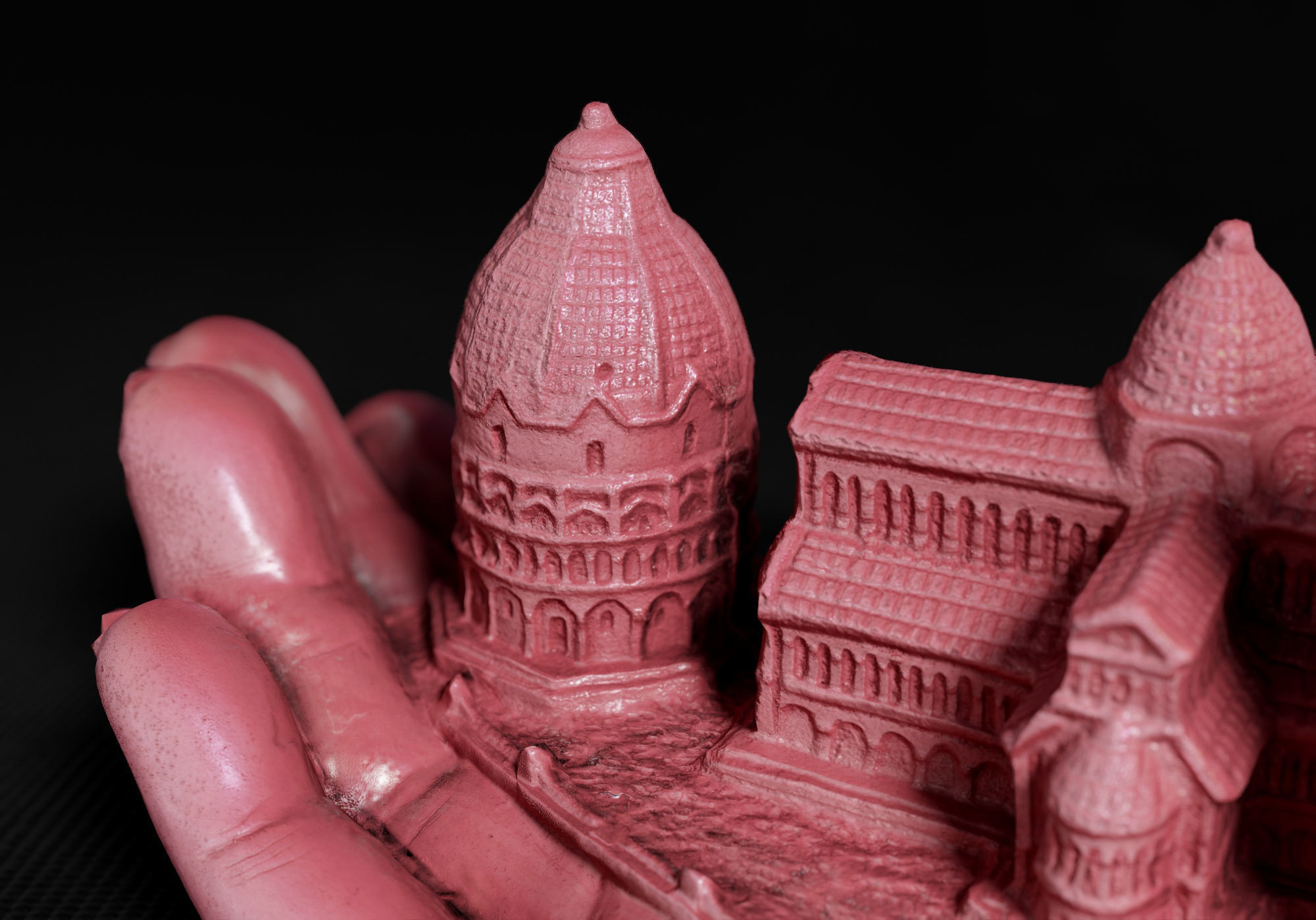 Decoration - Kitsch Di Pisa  Statue 01 - Low-poly 3D model_24