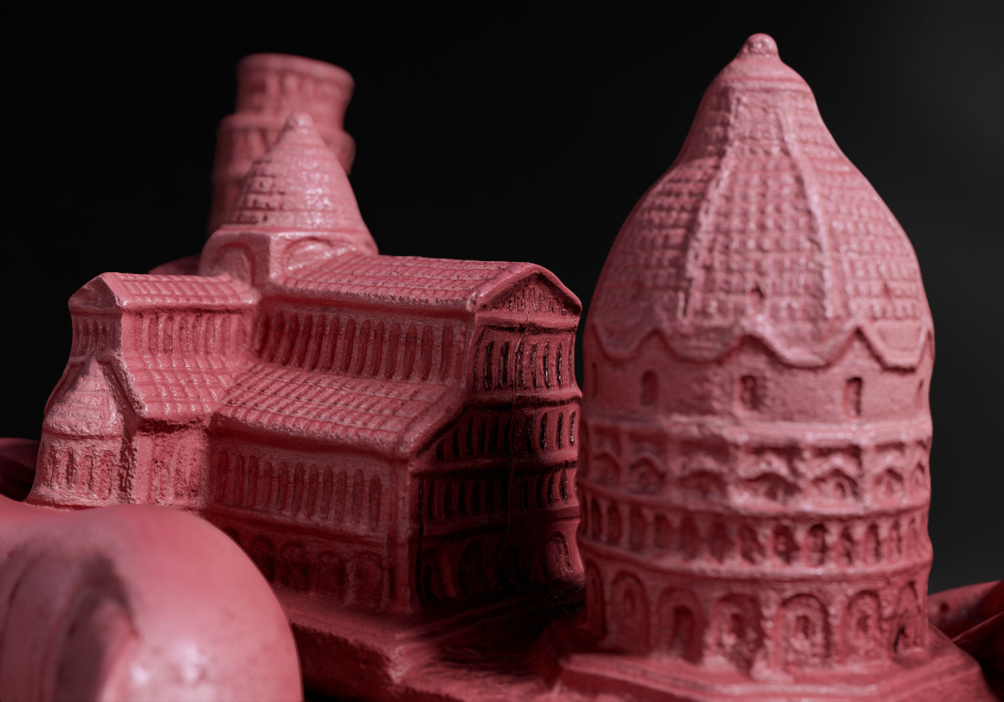 Decoration - Kitsch Di Pisa  Statue 01 - Low-poly 3D model_30