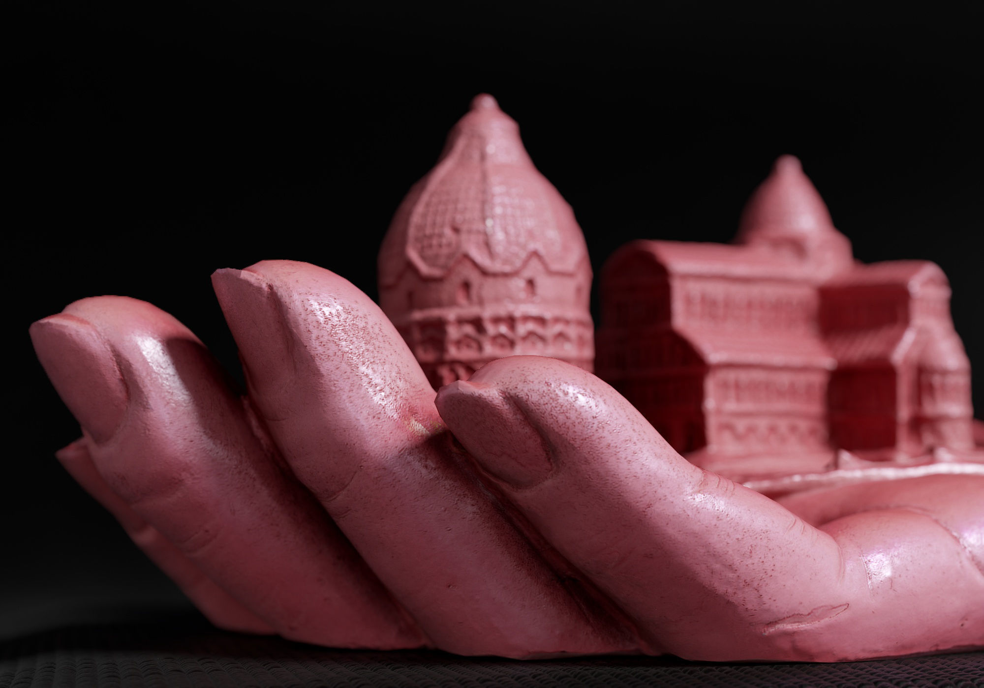 Decoration - Kitsch Di Pisa  Statue 01 - Low-poly 3D model_26