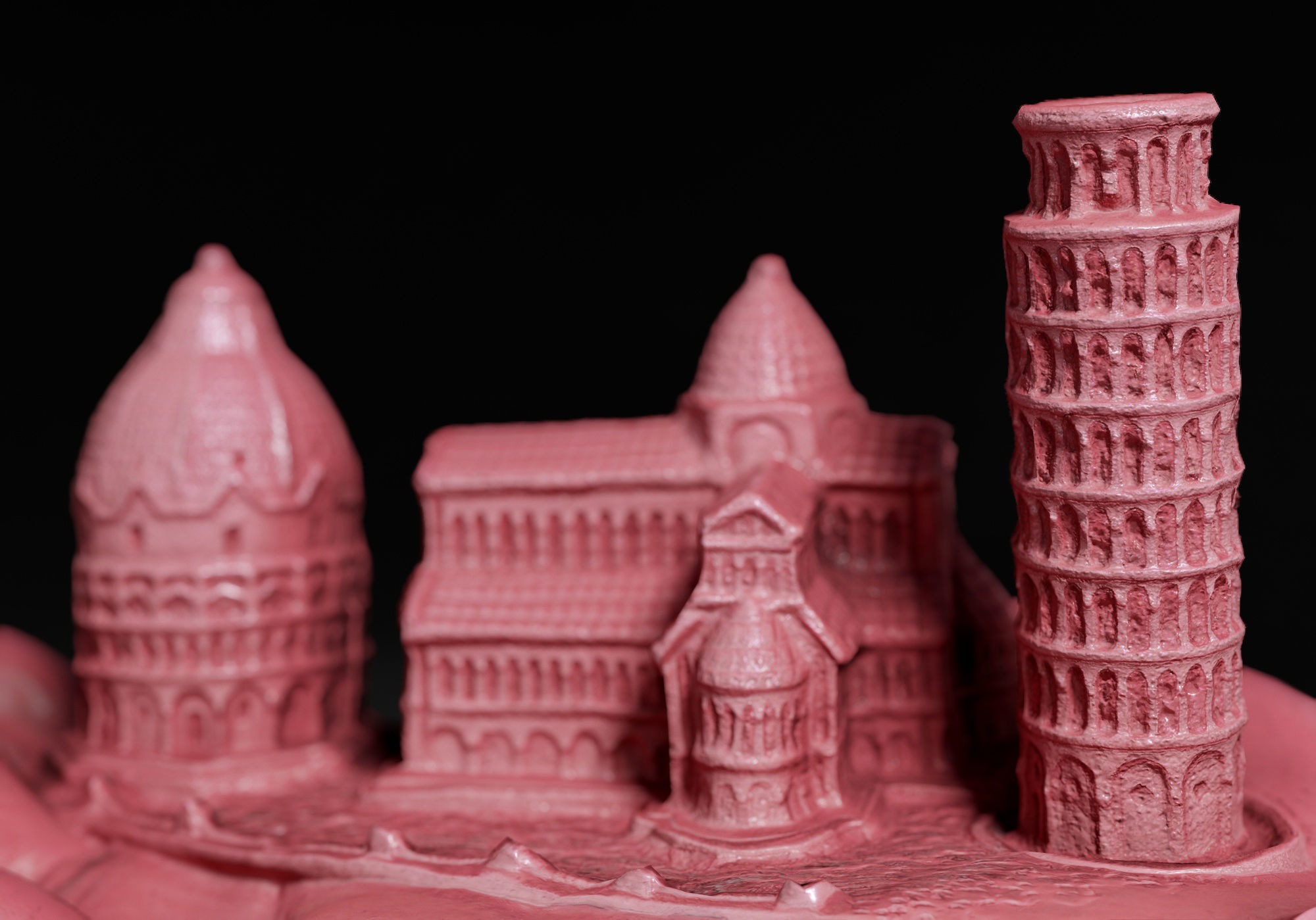 Decoration - Kitsch Di Pisa  Statue 01 - Low-poly 3D model_25