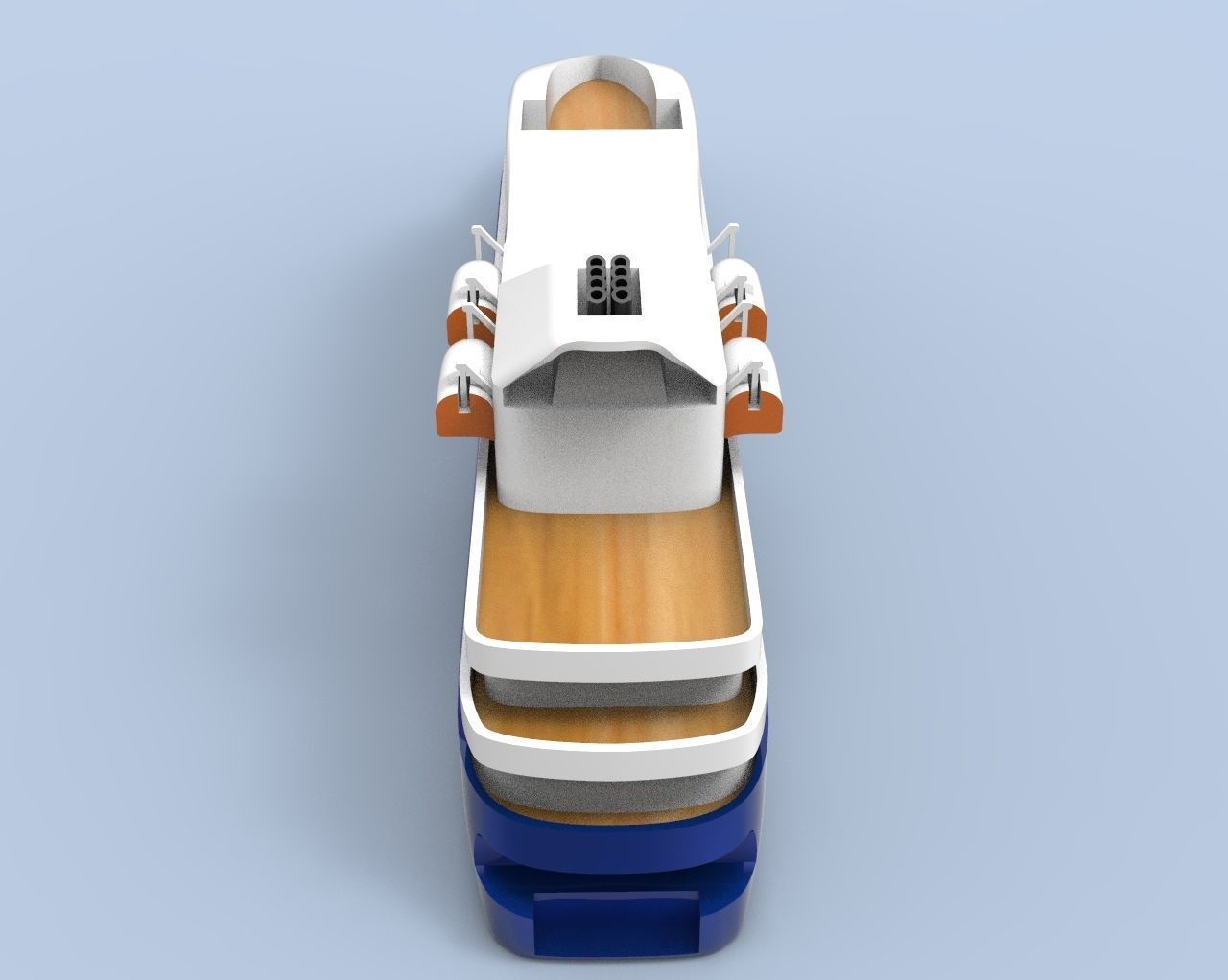 Island Sky Cruise Ship 3D print model_26