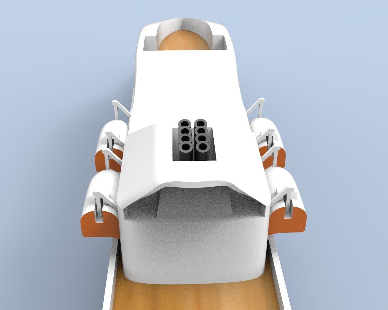 Island Sky Cruise Ship 3D print model_27