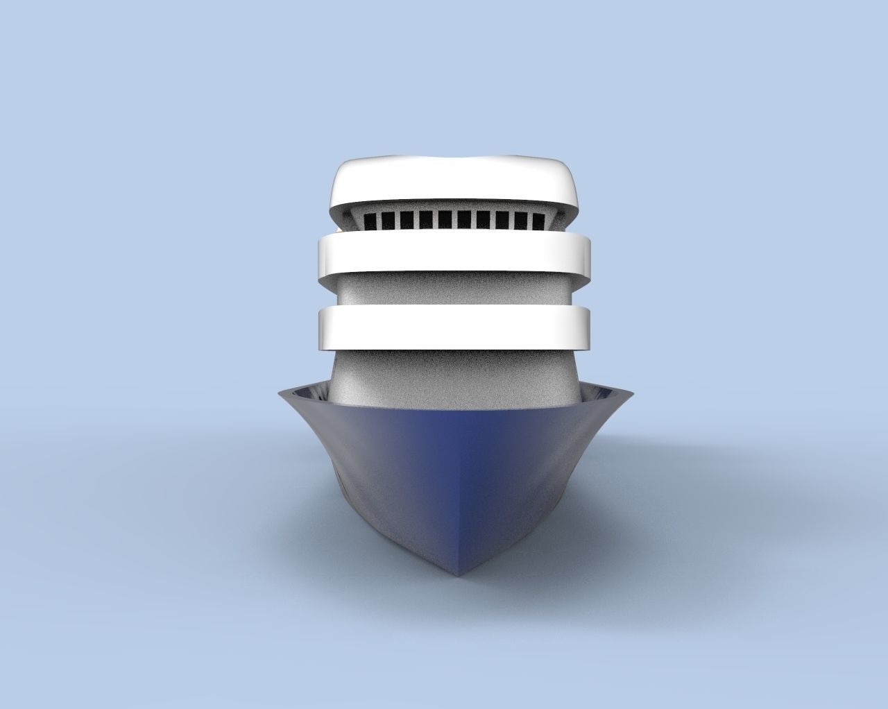 Island Sky Cruise Ship 3D print model_8