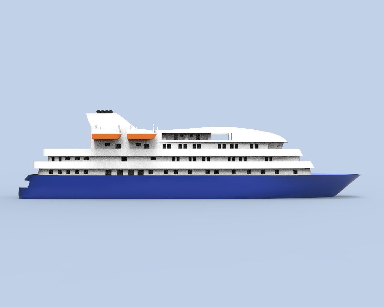 Island Sky Cruise Ship 3D print model_15