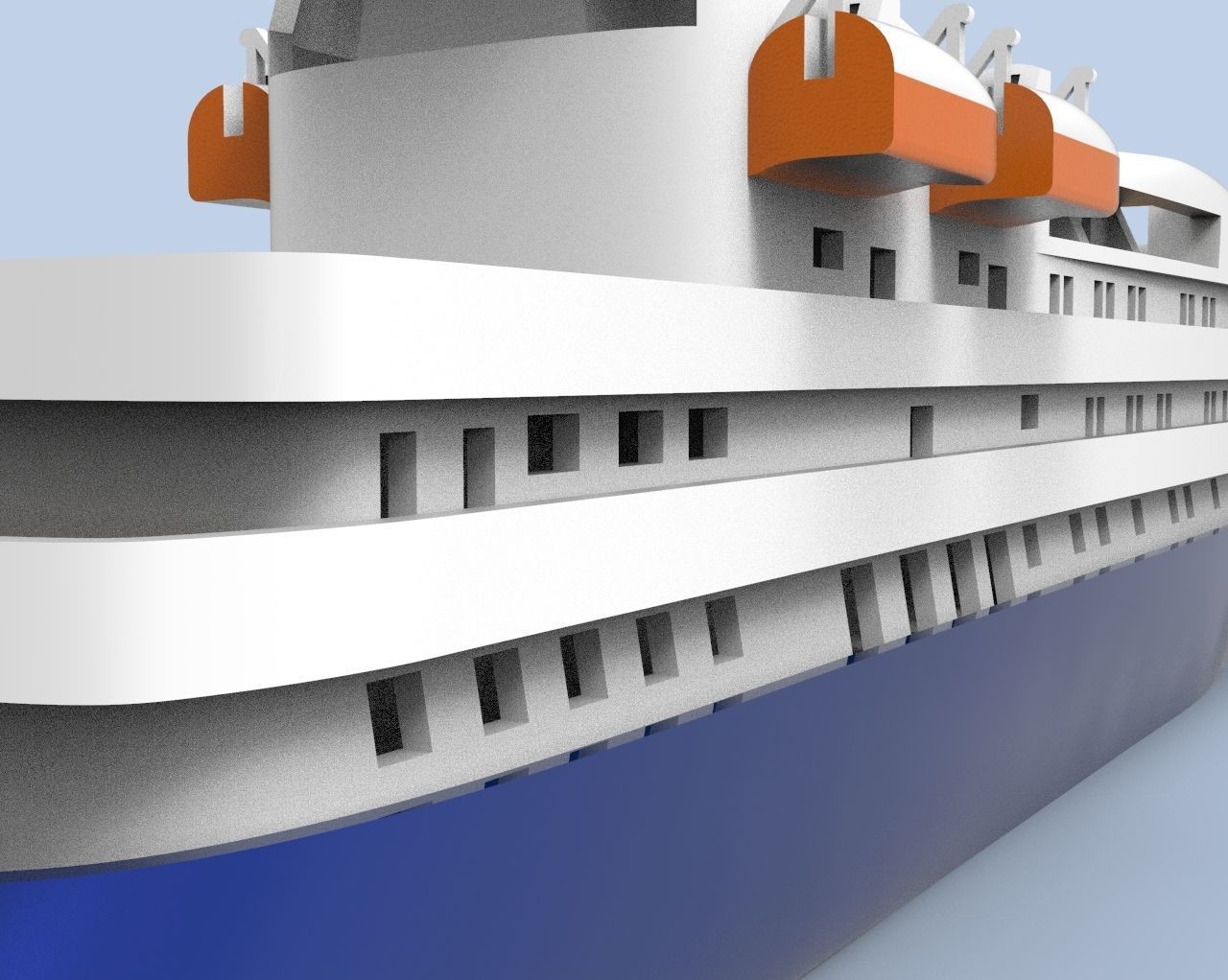 Island Sky Cruise Ship 3D print model_24