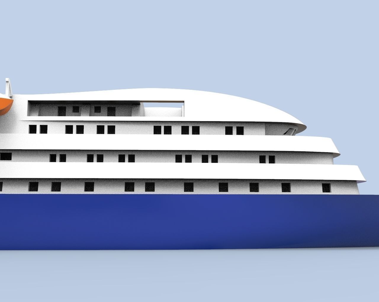 Island Sky Cruise Ship 3D print model_17