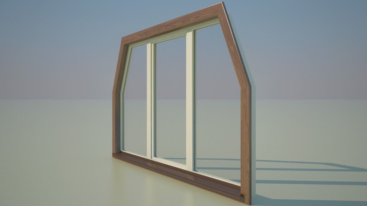 Window 3 outer 3D model_2