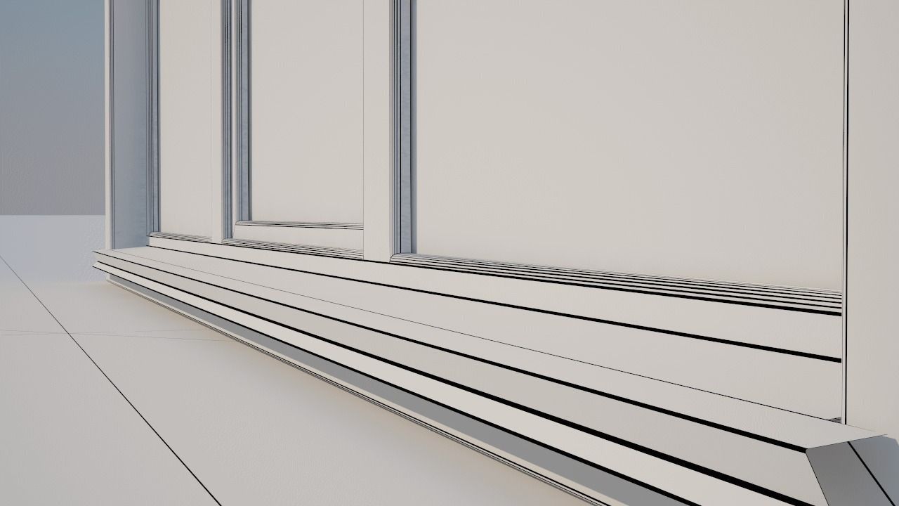 Window 3 outer 3D model_5