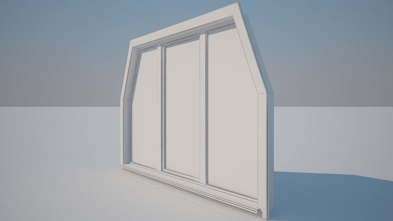 Window 3 outer 3D model_3