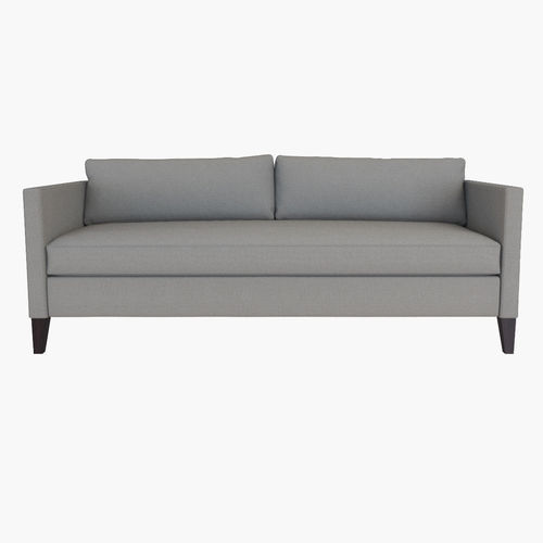 West Elm Dunham Down-Filled Sofa - Box Cushion 3D model