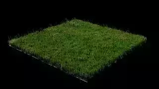 Better 3D Grass Blender Model Animated 3D model
