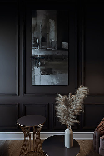 CA - Simple Livingroom - Darkroom 3D model 5