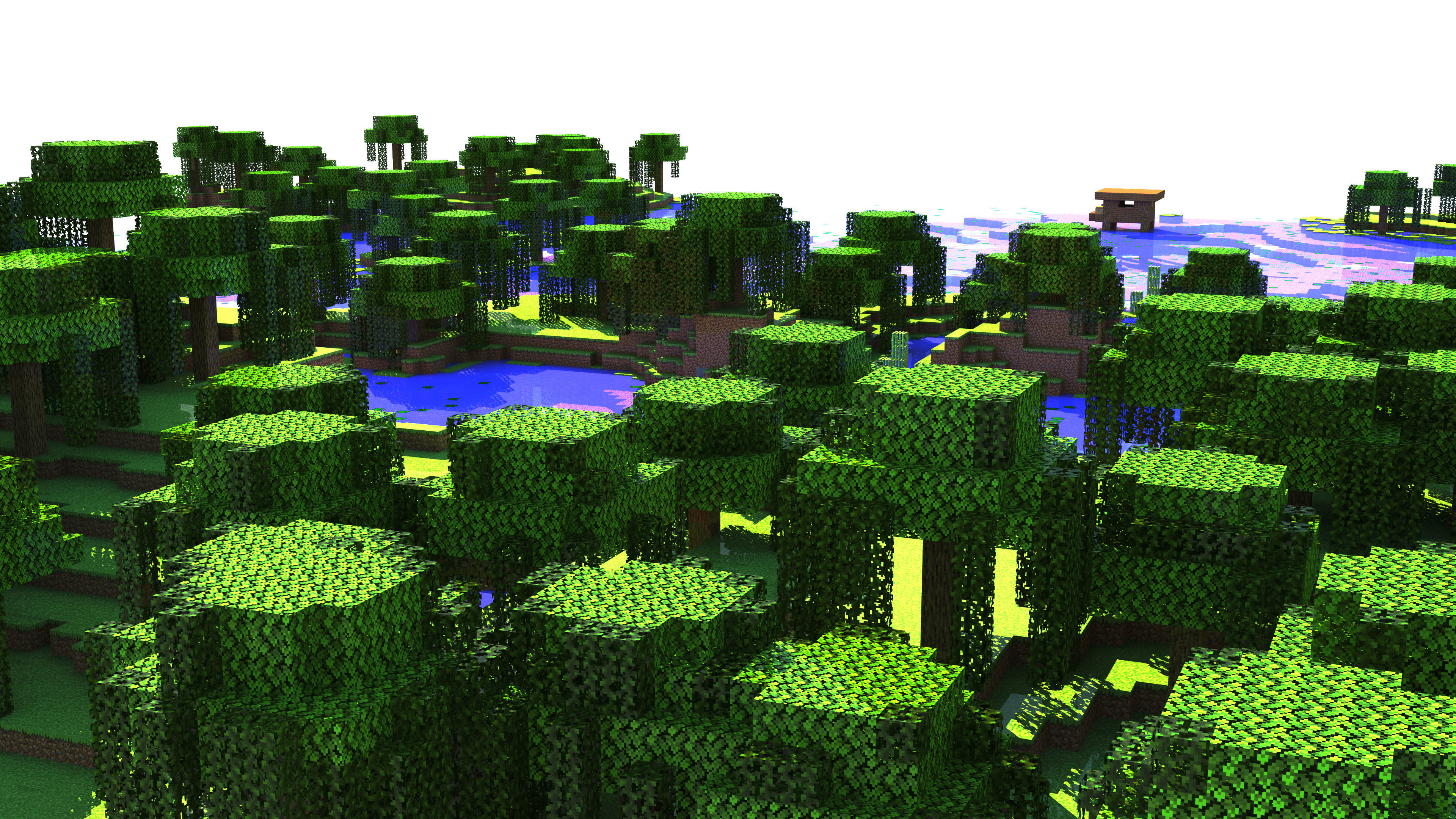 Minecraft Archipellago Island Chain 3D model_5