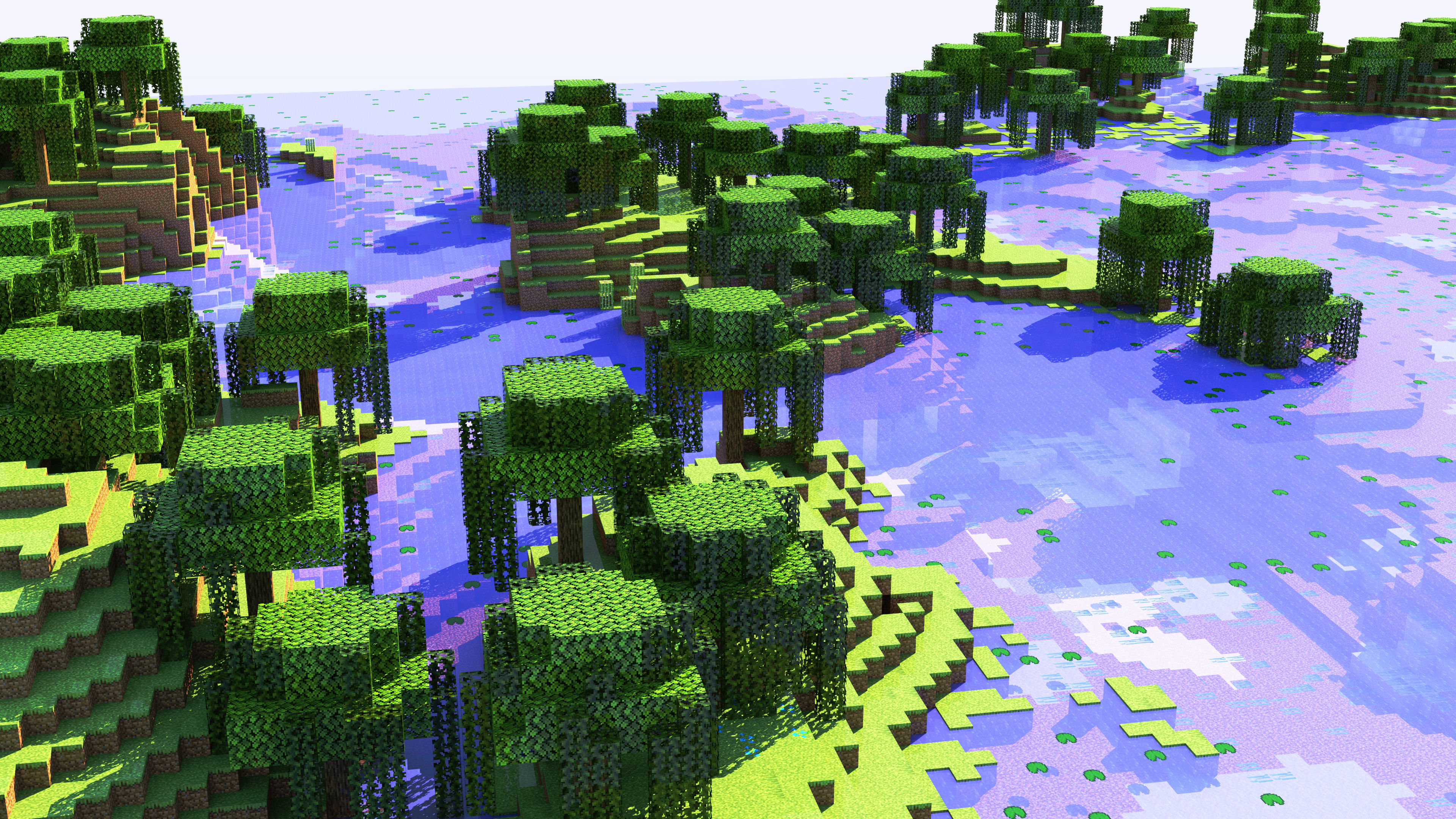 Minecraft Archipellago Island Chain 3D model_4