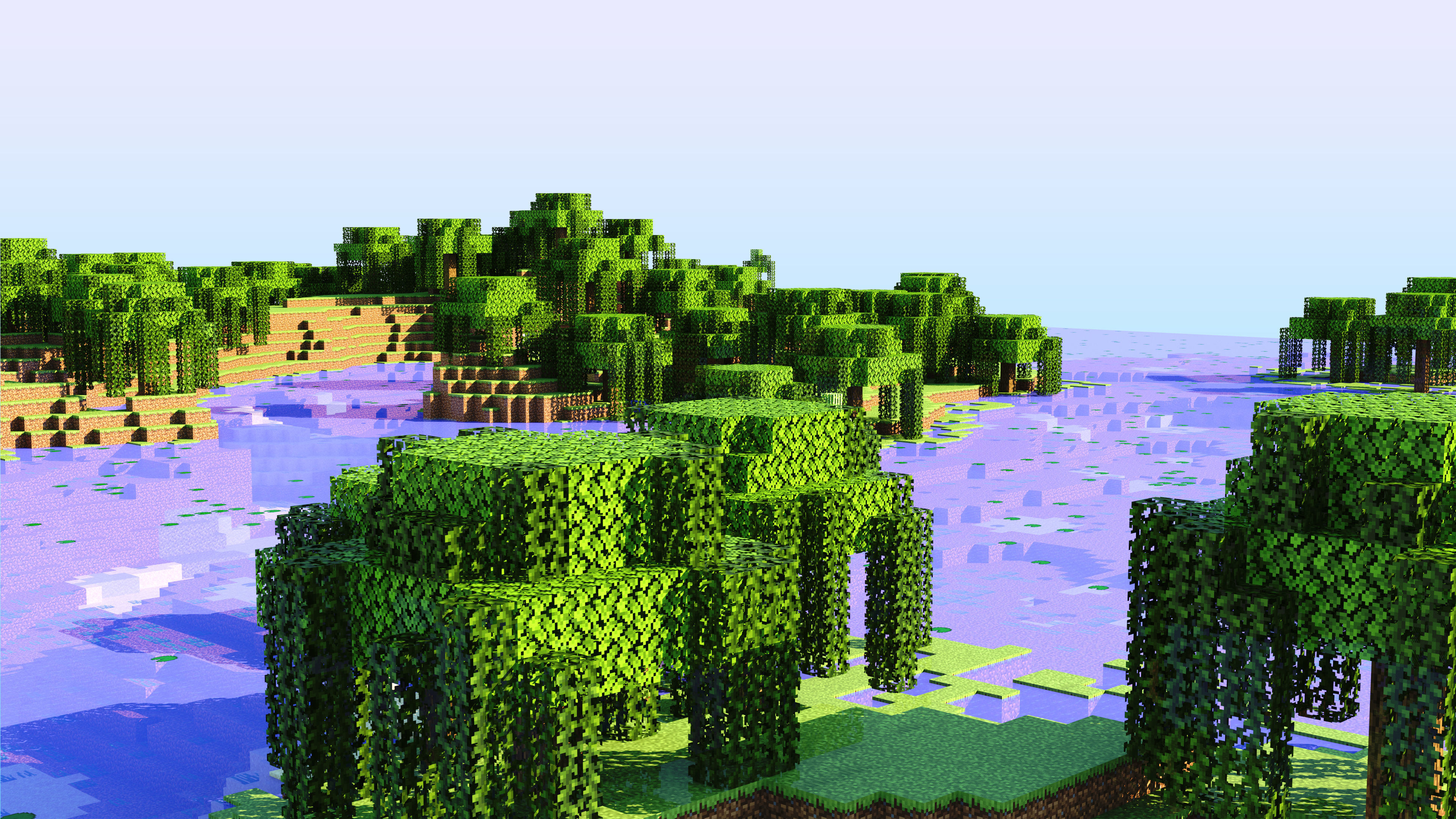 Minecraft Archipellago Island Chain 3D model_3