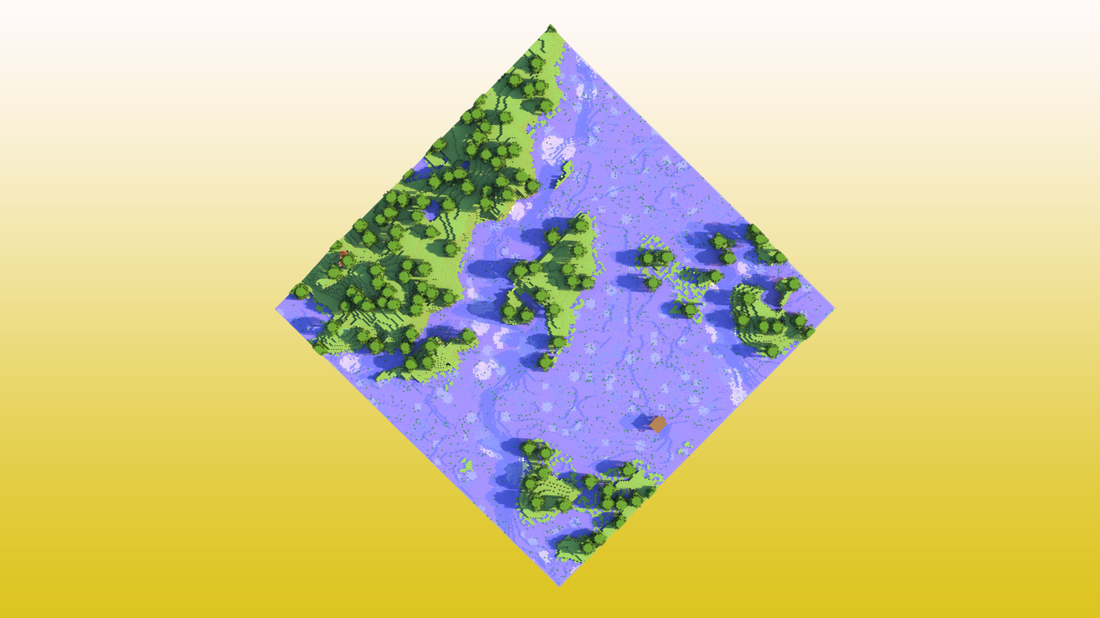 Minecraft Archipellago Island Chain 3D model_2