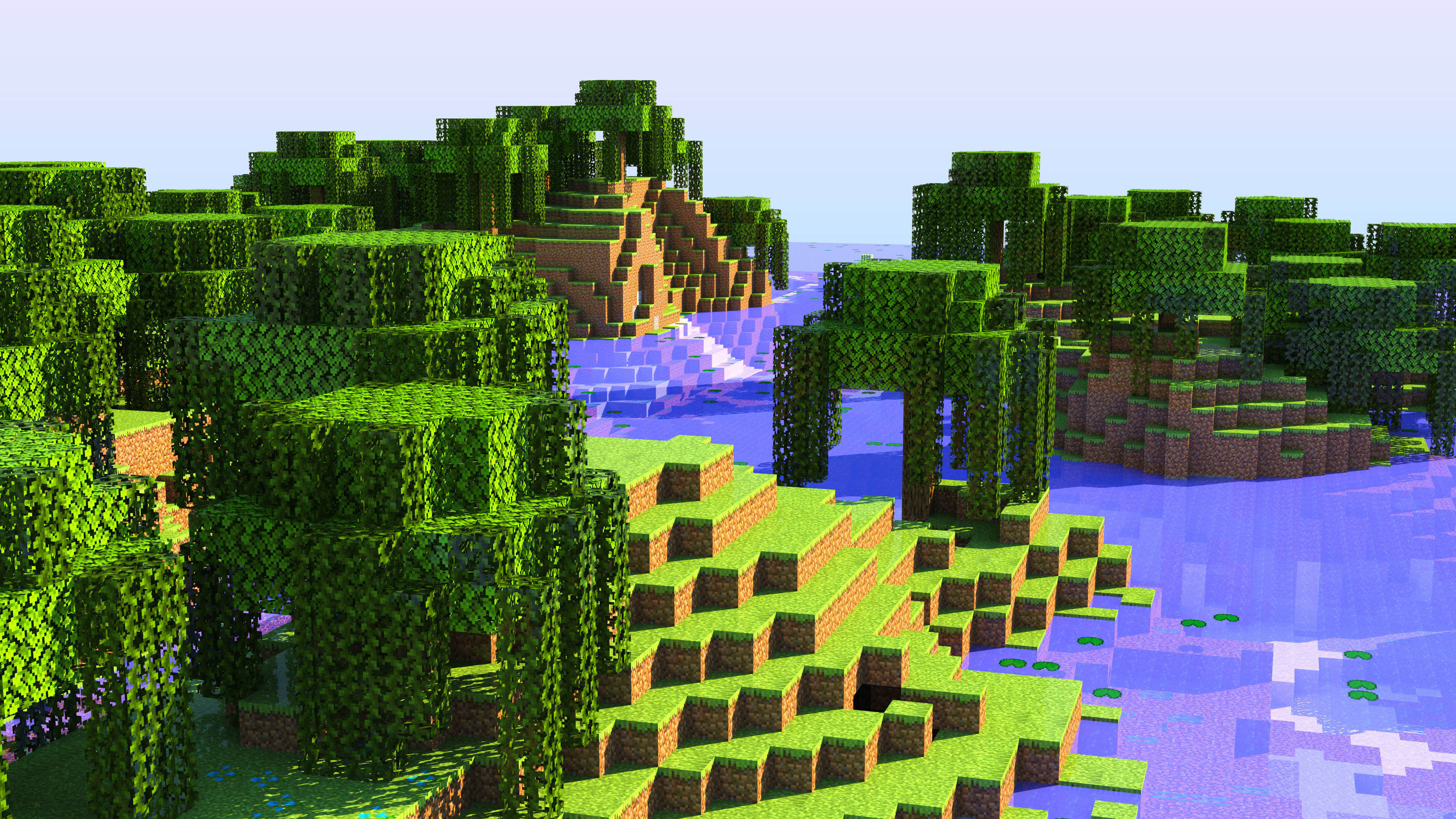 Minecraft Archipellago Island Chain 3D model_7