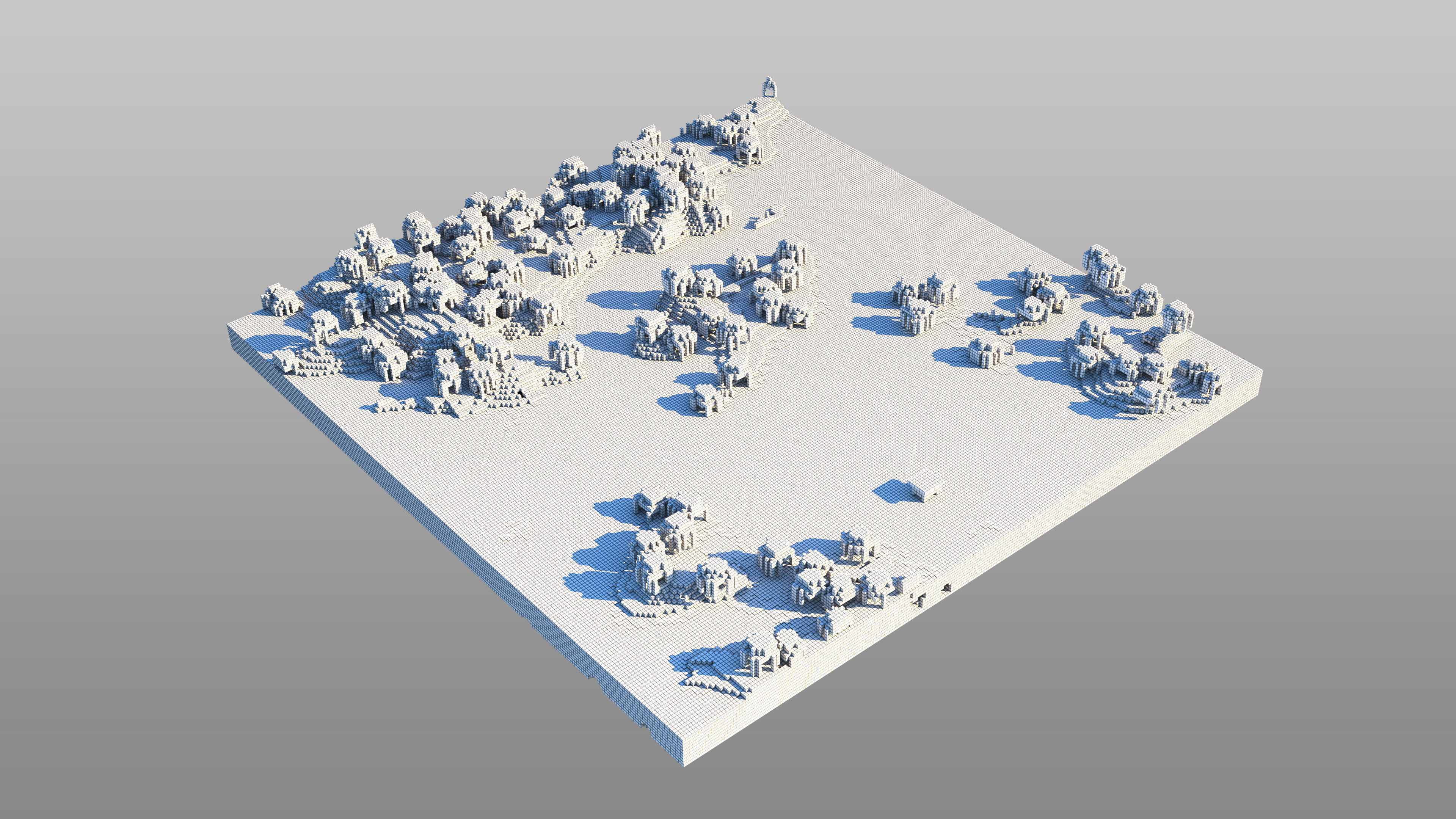 Minecraft Archipellago Island Chain 3D model_11