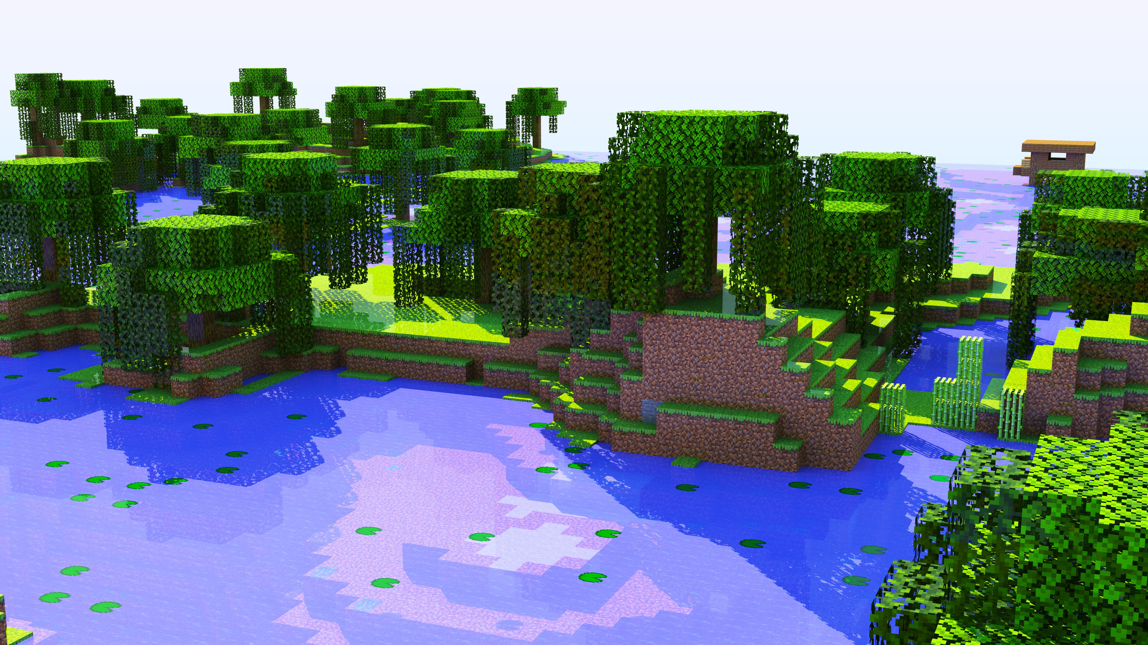 Minecraft Archipellago Island Chain 3D model_10