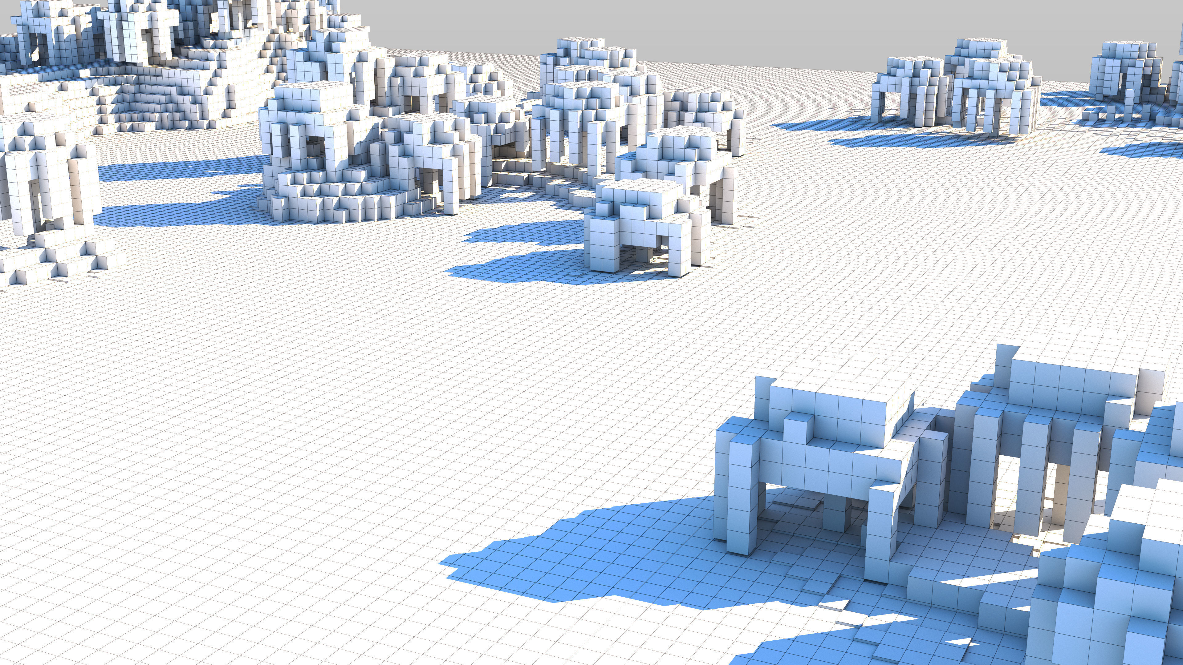 Minecraft Archipellago Island Chain 3D model_14