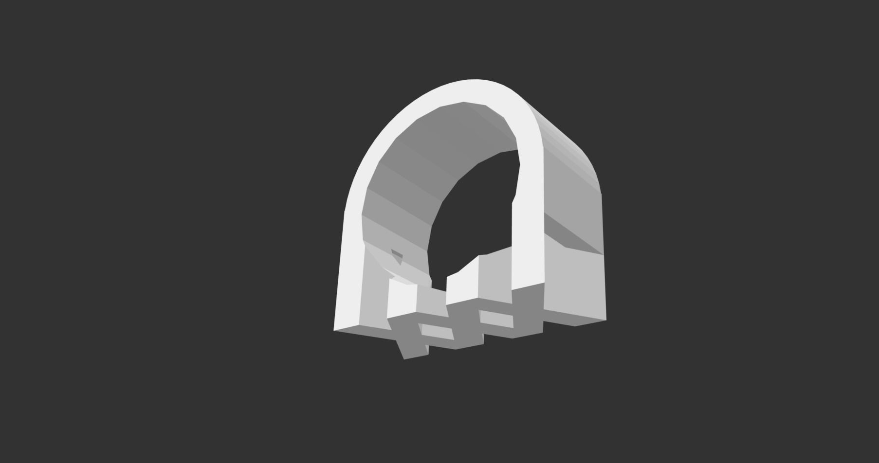 Triple x ring 3D print model_1