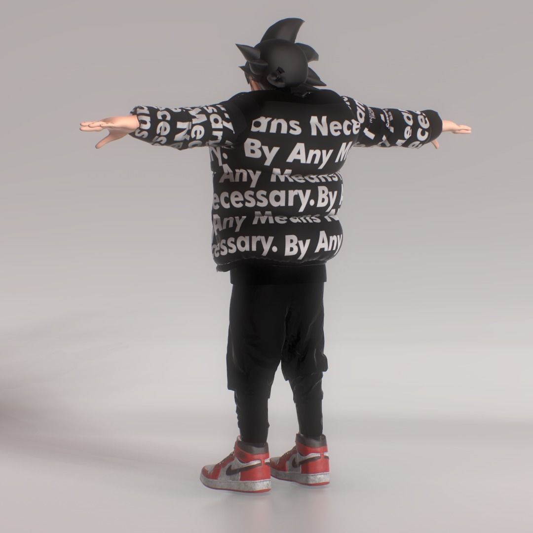 GOKU DRIP 3D model_1