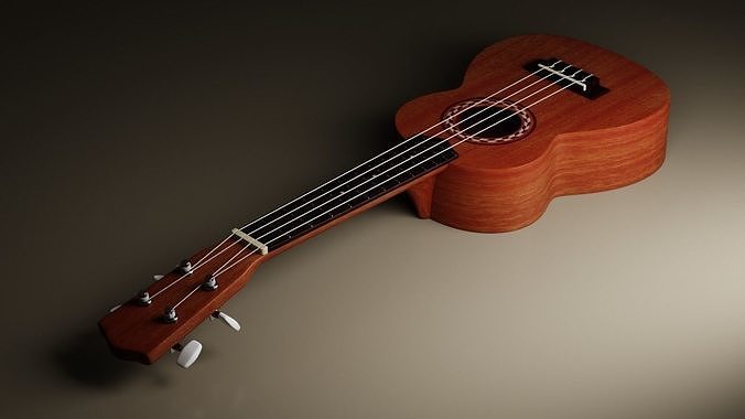 Ukulele 3D model