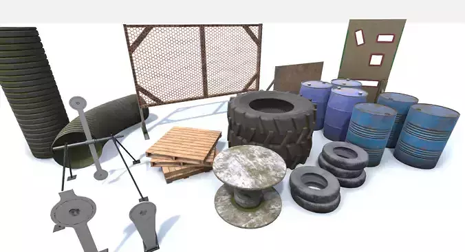 Game and VR Ready Shooting Range Assets  