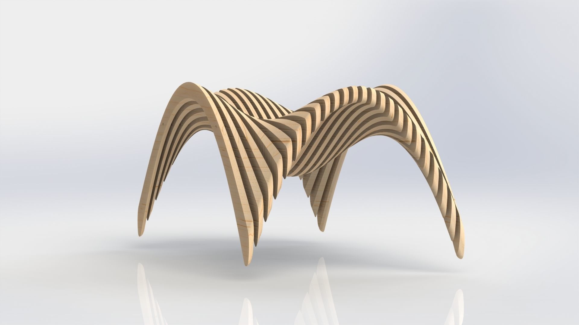 Table parametric H 3D model_5
