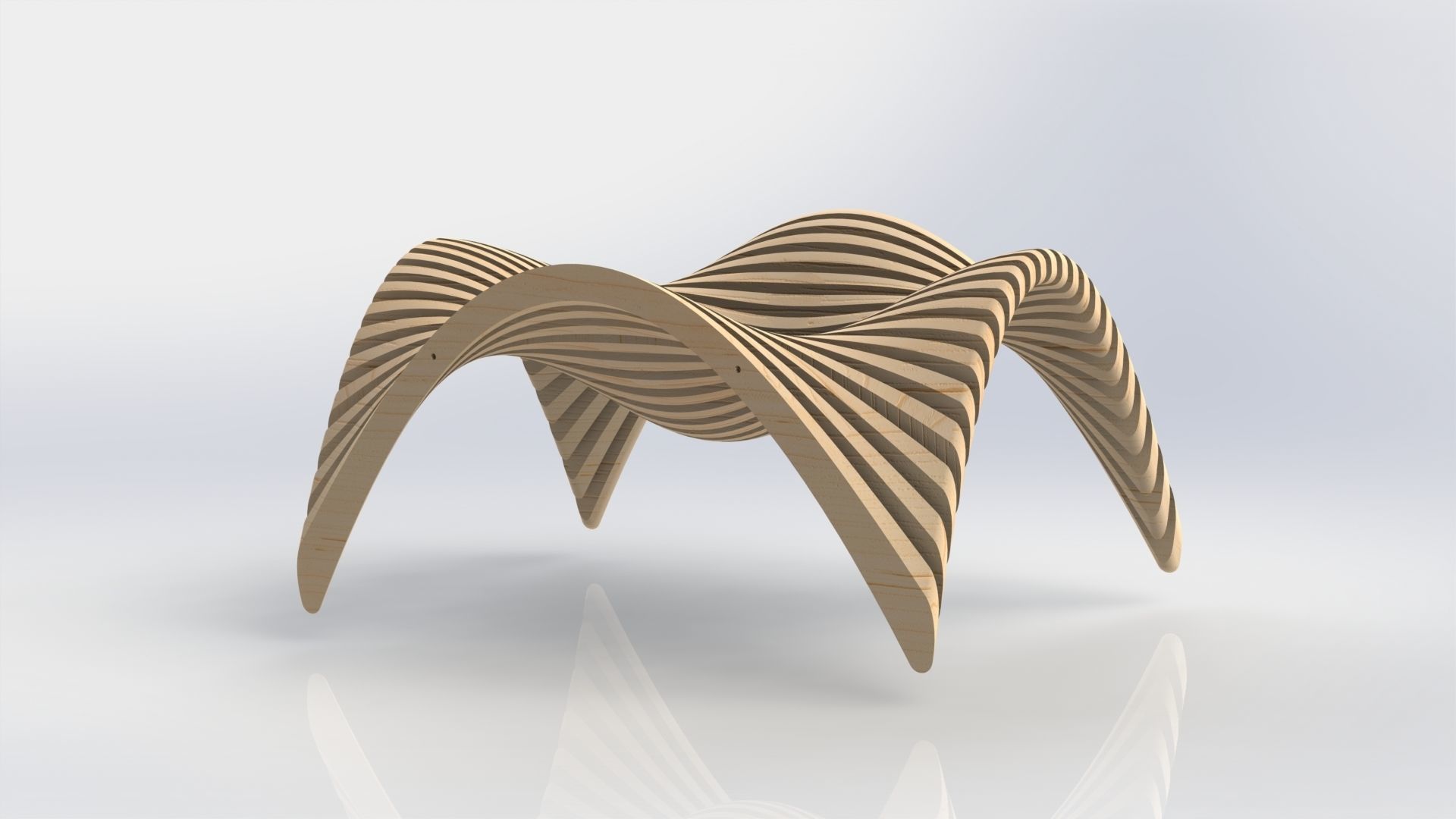Table parametric H 3D model_2