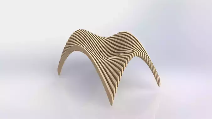Table parametric H 3D model