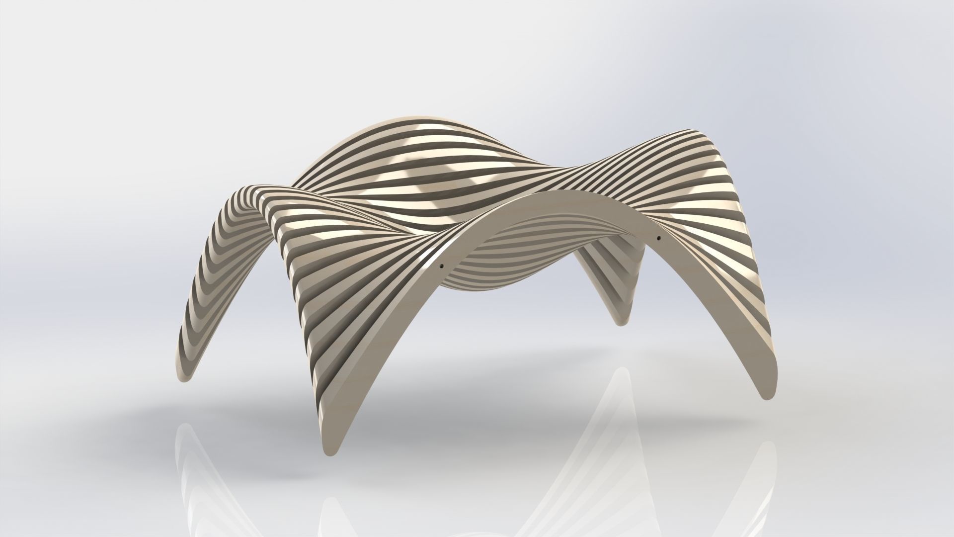 Table parametric H 3D model_7