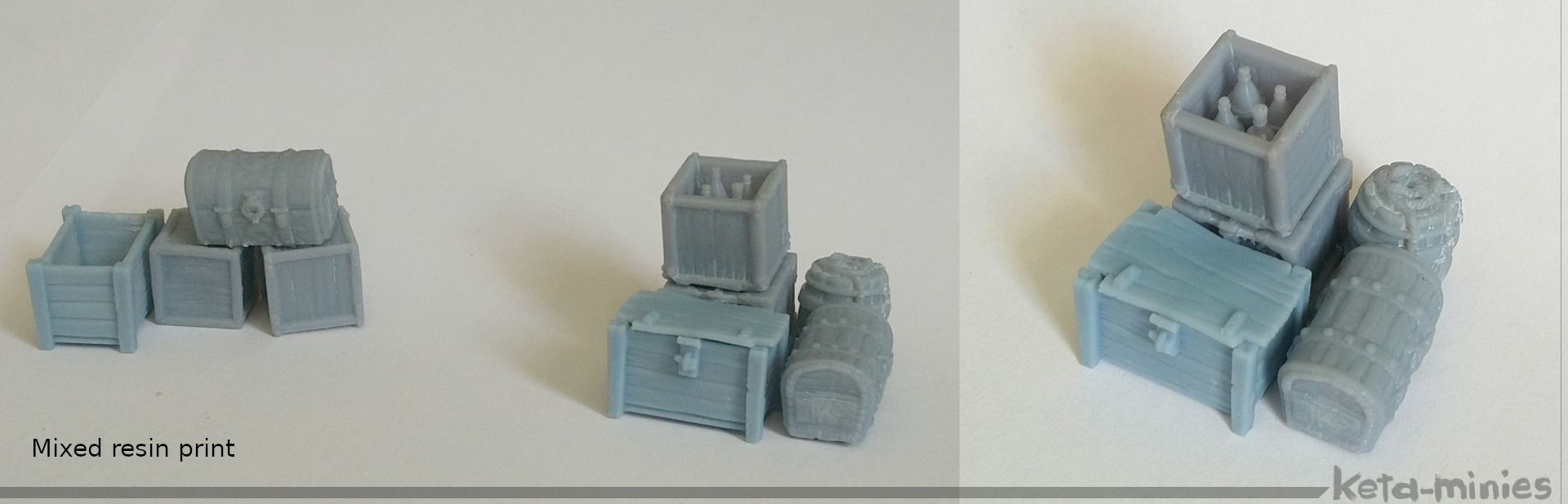 Medieval Crate COMBO Pack  3D print model_25