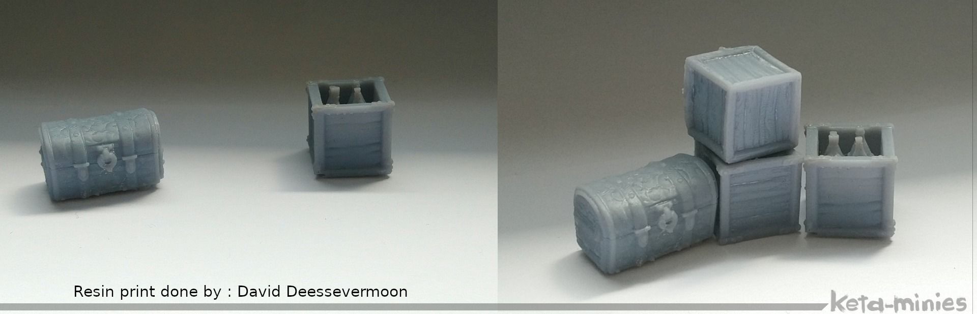 Medieval Crate COMBO Pack  3D print model_21