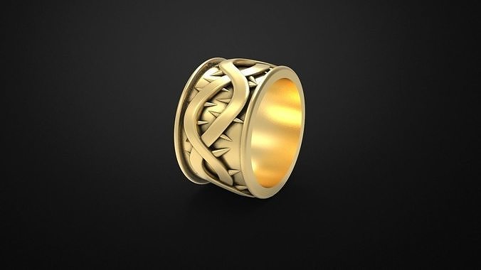 thorn wedding ring 3D print model