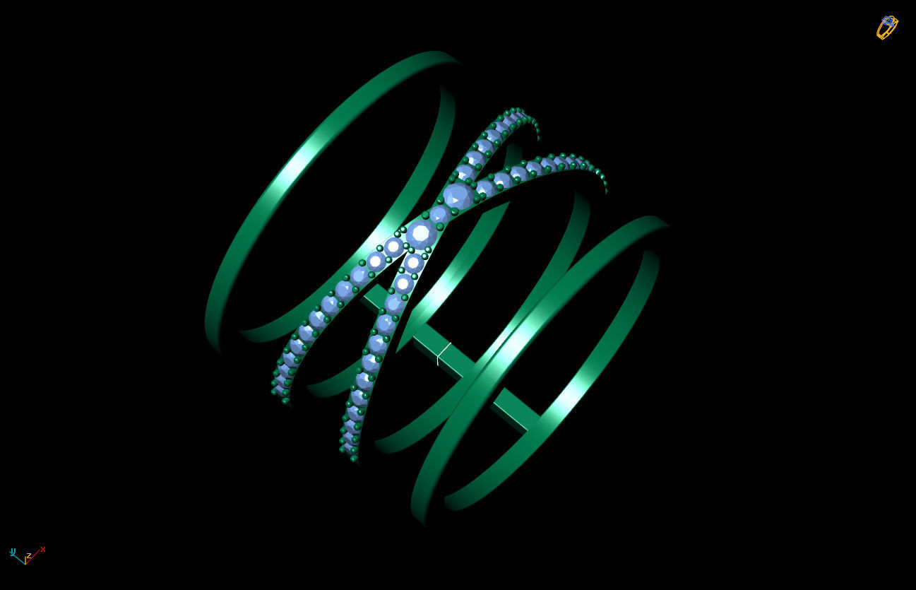 Ring 0155 3D print model_5