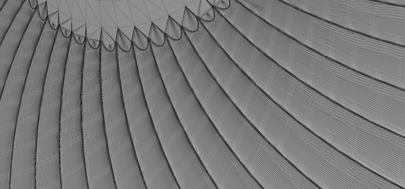 Spiral pattern panel or tile 3D print model_13