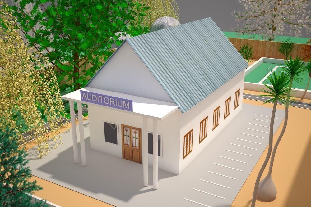 3d model of an Imaginary Town 3D model_26