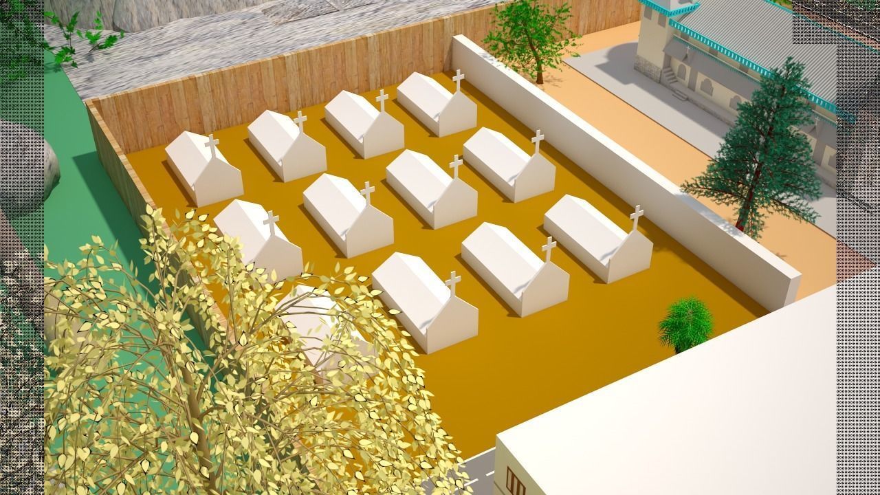 3d model of an Imaginary Town 3D model_32