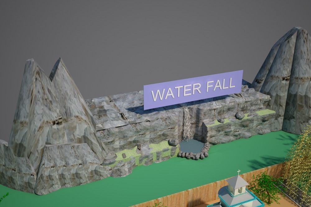 3d model of an Imaginary Town 3D model_22