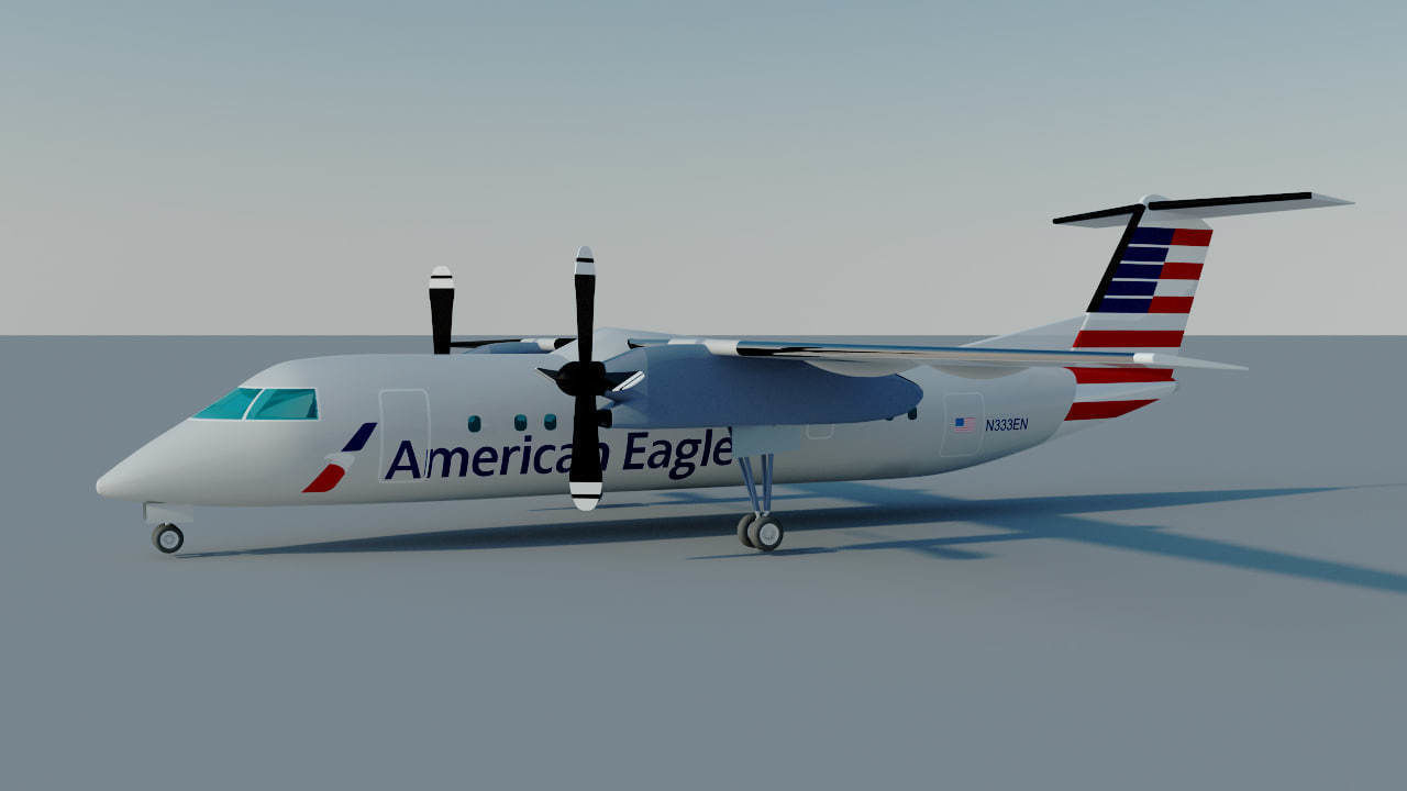 3d model of an Imaginary Town 3D model_35