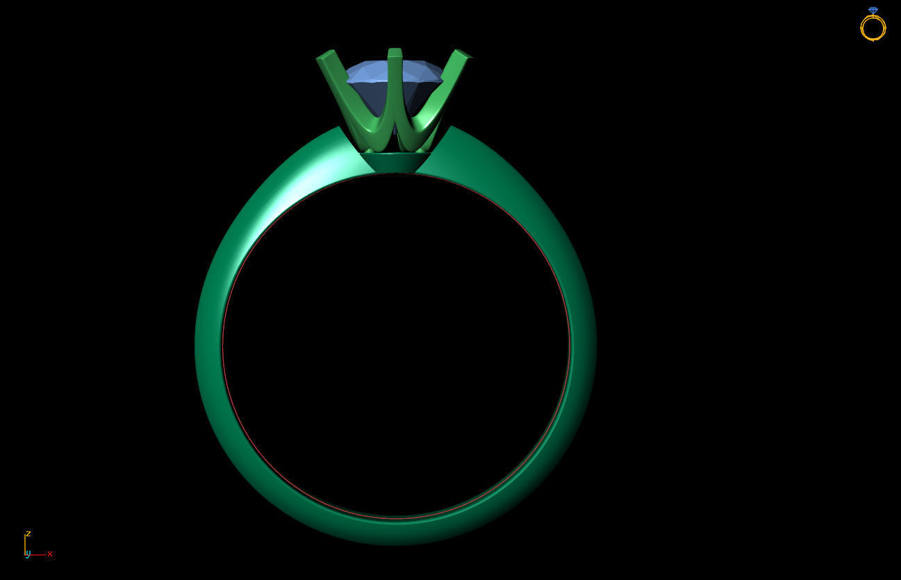 Ring 0150 3D print model_6