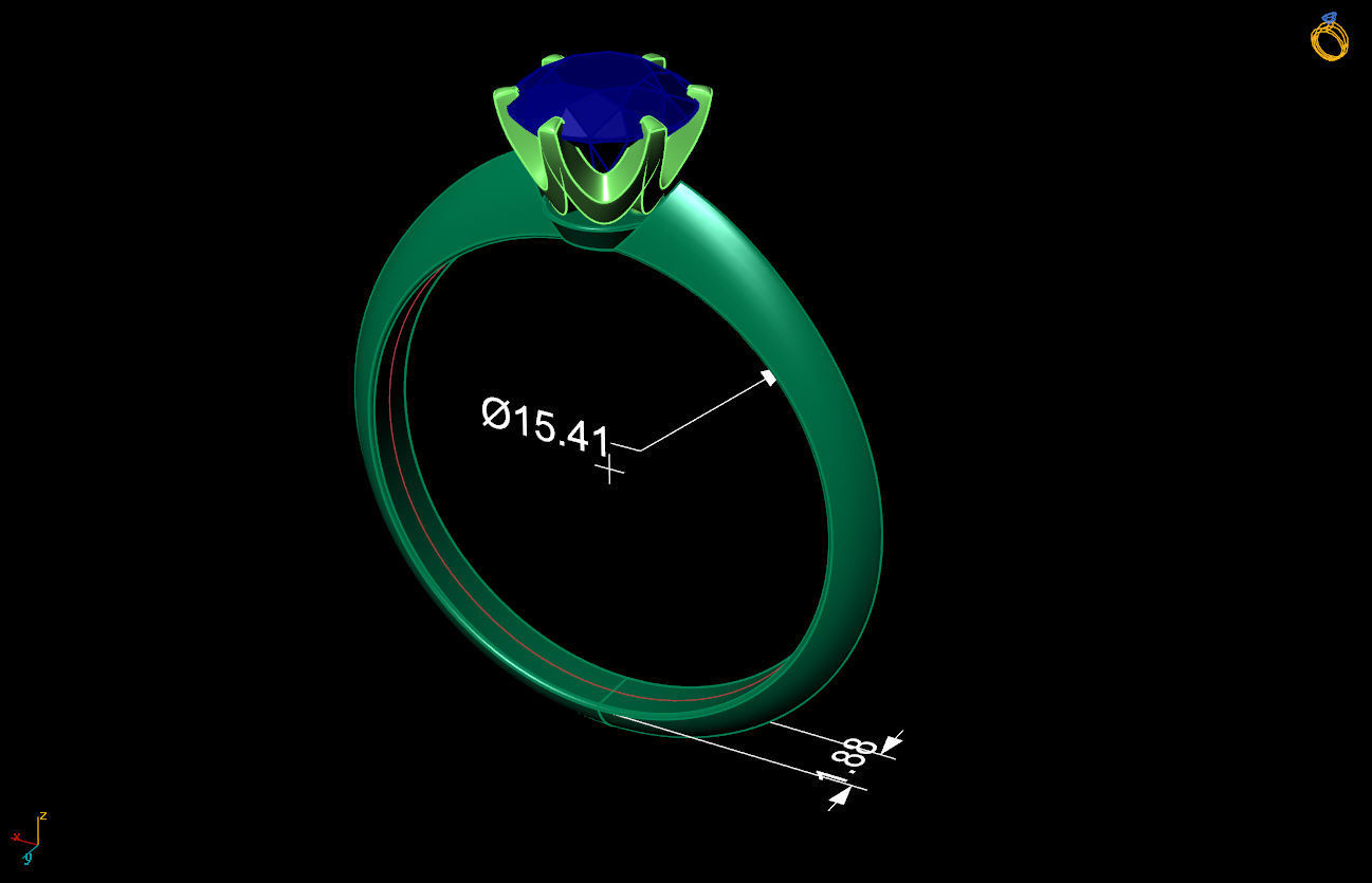 Ring 0150 3D print model_9