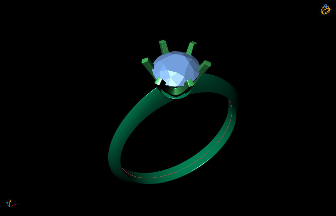 Ring 0150 3D print model_7