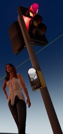 Uk traffic lights games ready Low-poly 3D model_9