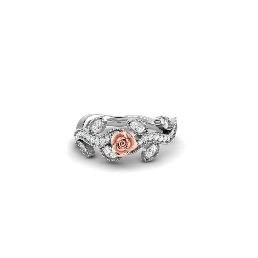 ROSE RING 3D print model_3